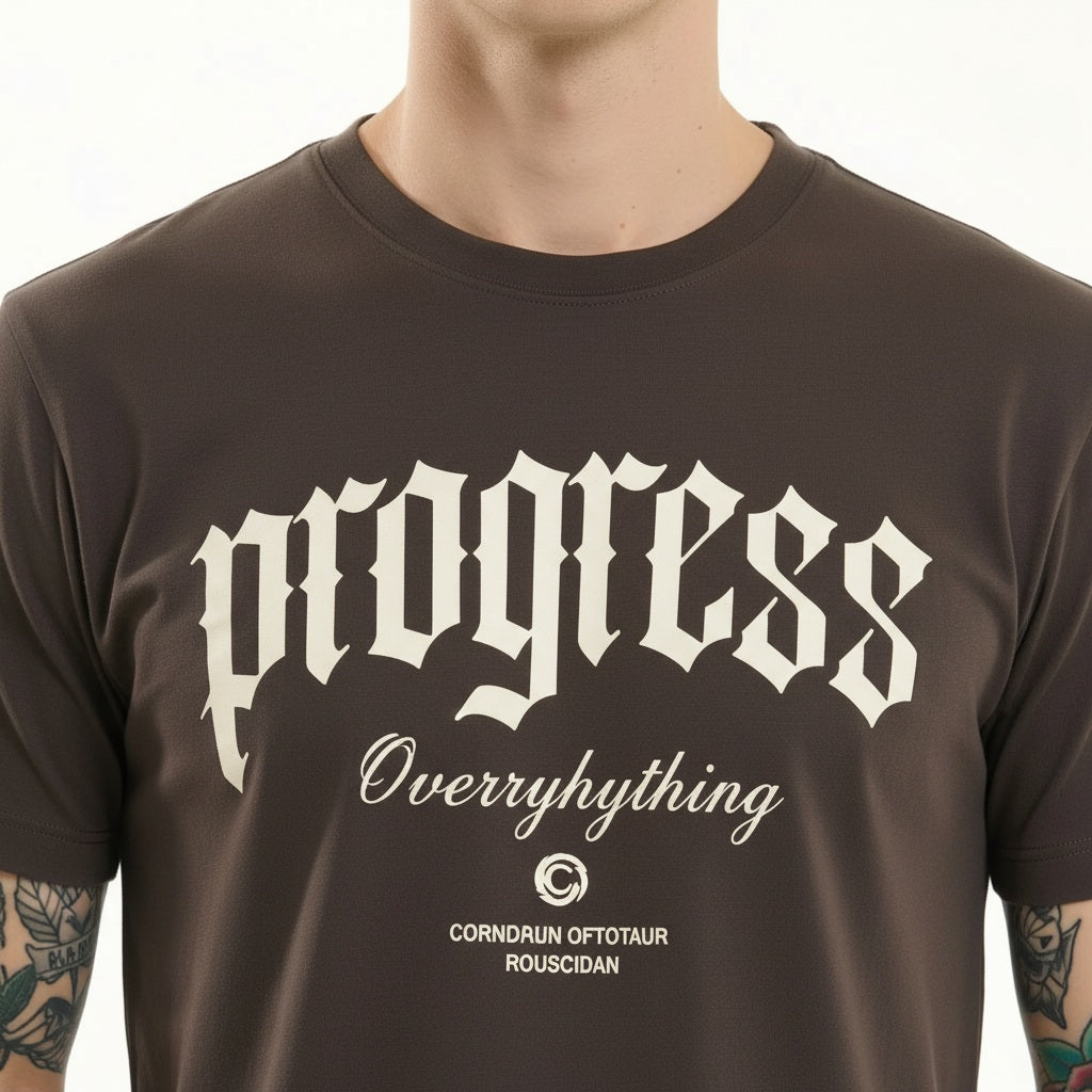 Octave Men Coffee Printed T-shirt