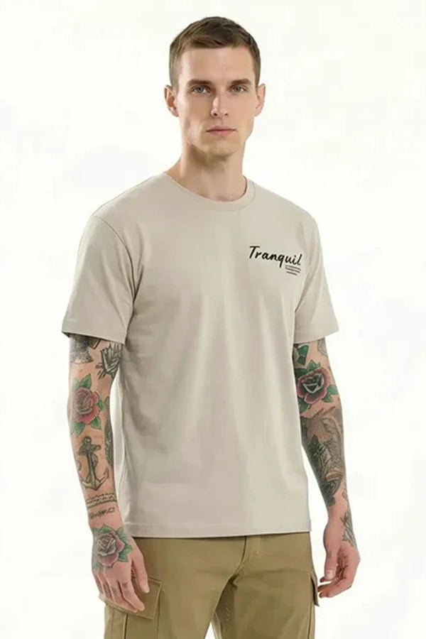 Octave Men Printed T-shirt