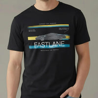 Men Black Round Neck  Printed T-shirt