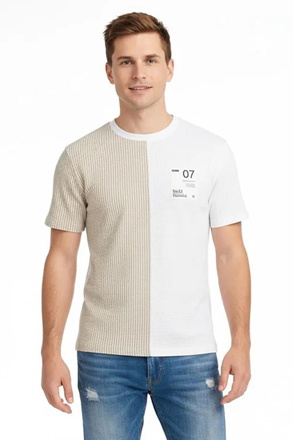 Men Colourblocked T-shirt