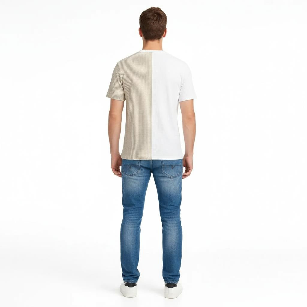 Men Mastic Colourblocked T-shirt