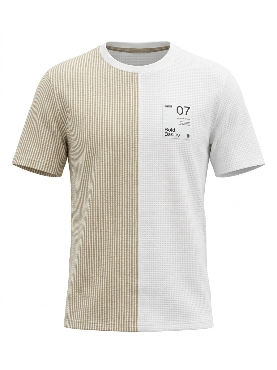 Men Mastic Colourblocked T-shirt