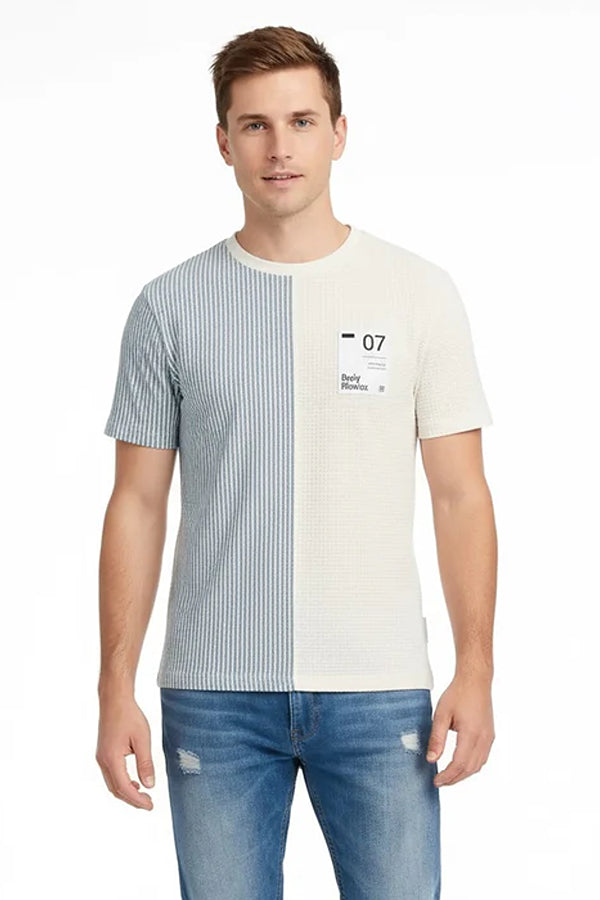 Men Colourblocked T-shirt