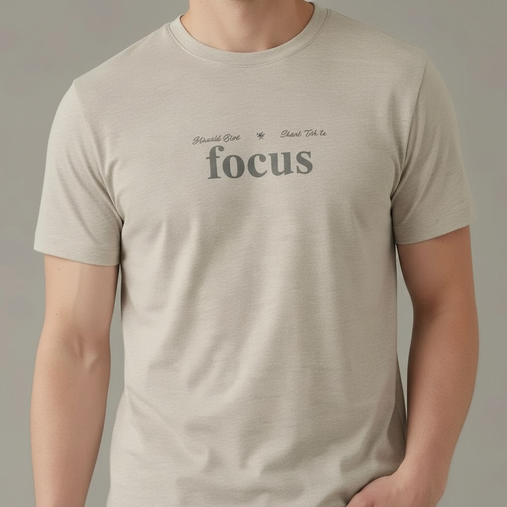 Men Arona Typography Printed Round Neck Cotton T-shirt