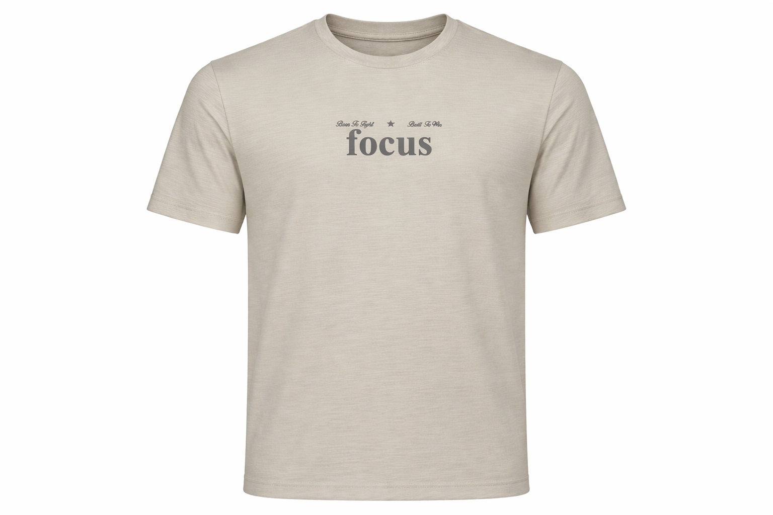 Men Arona Typography Printed Round Neck Cotton T-shirt