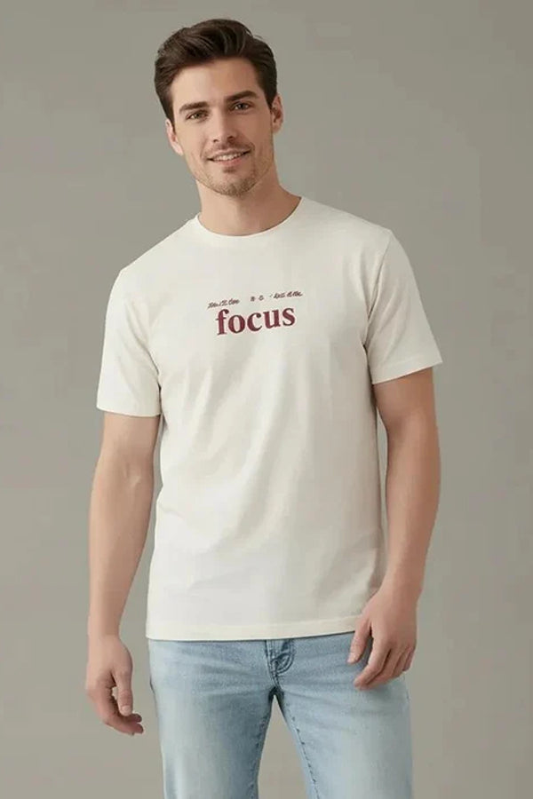 Men Typography Printed T-shirt