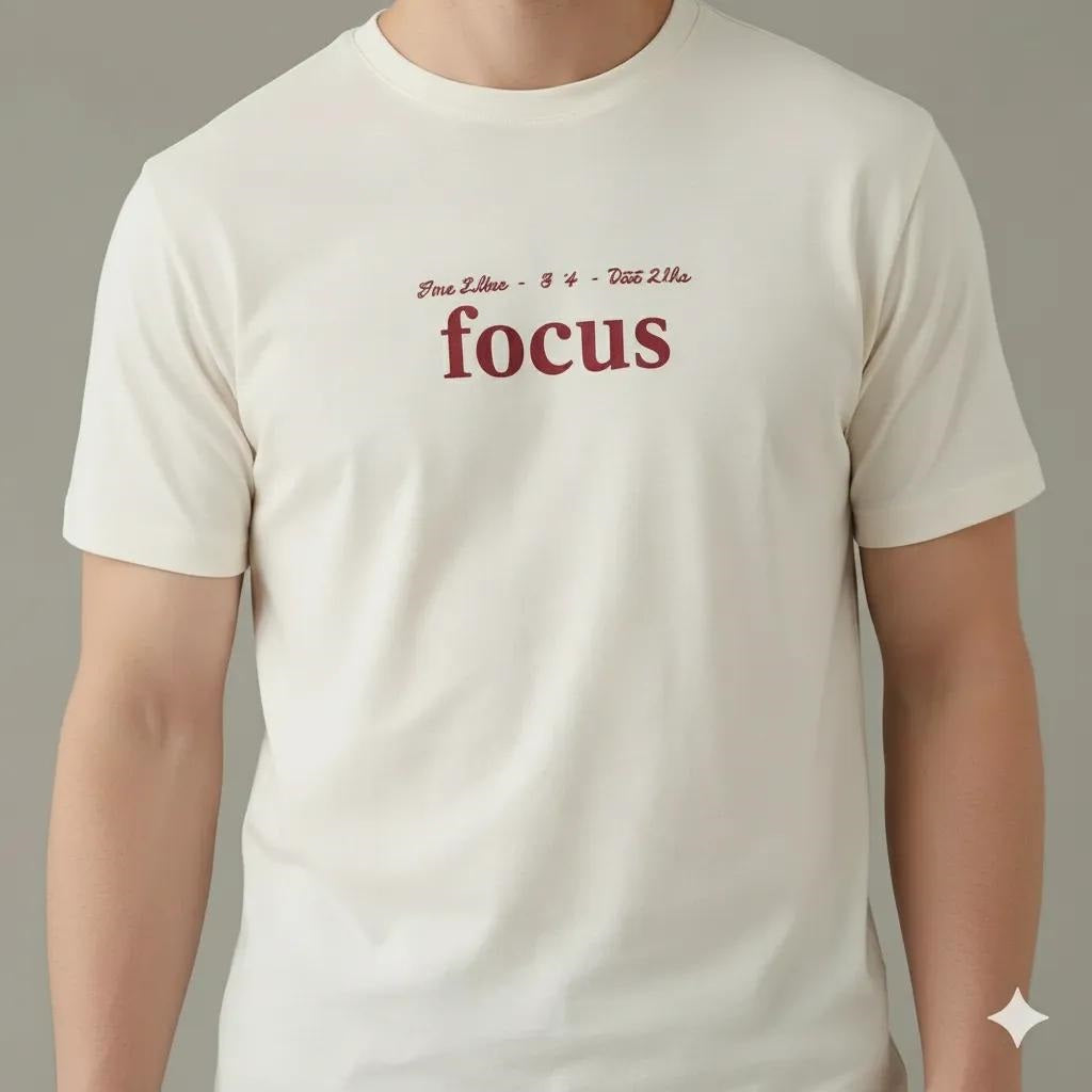 Men Off White Typography Printed T-shirt