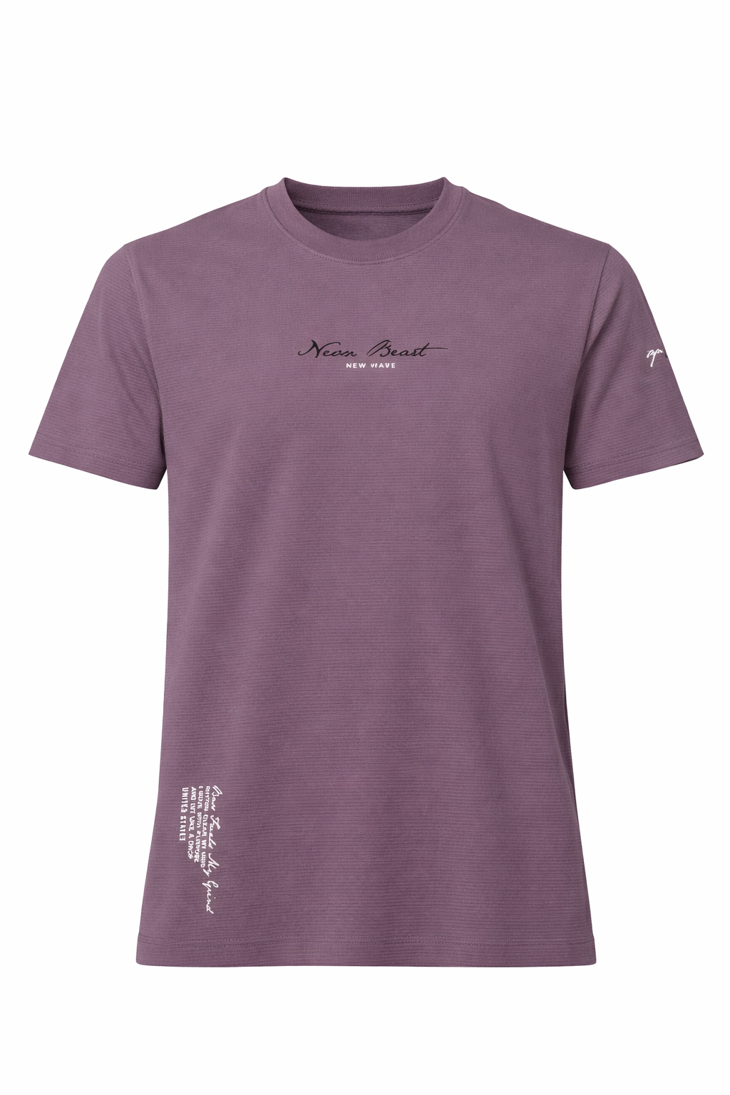 Men Black Currant Printed T-shirt