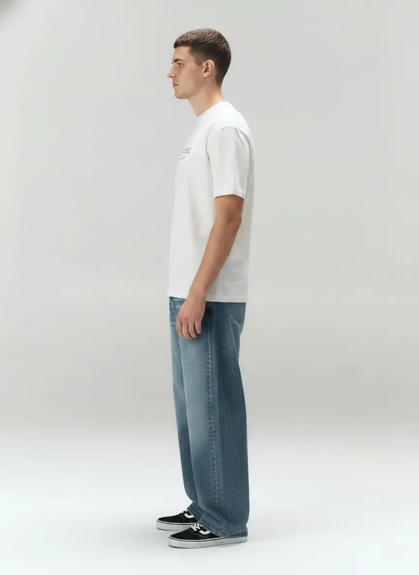 Men Off White Typography Printed T-shirt