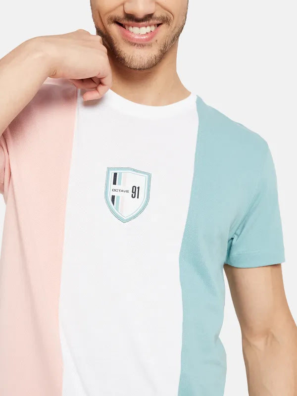 Colourblocked Octave Logo T-Shirt