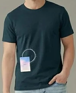 Men Pacific Printed Round Neck T-shirt
