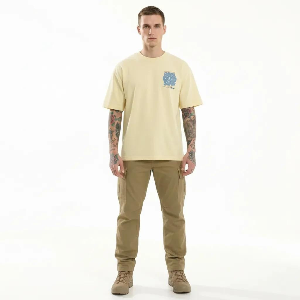 Octave Men Lemon Icing Printed T-shirt