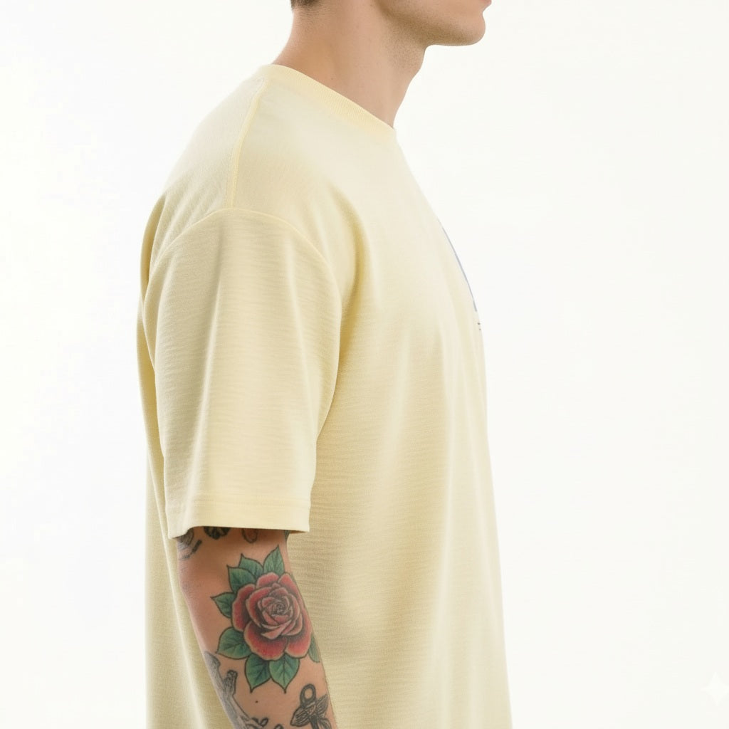 Octave Men Lemon Icing Printed T-shirt