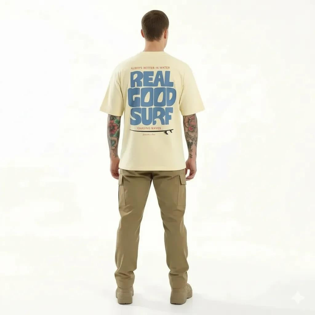 Octave Men Lemon Icing Printed T-shirt