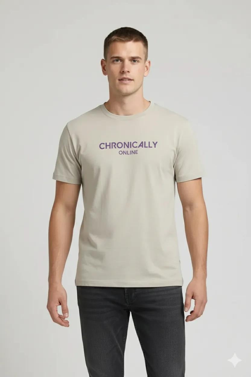 Men Typography Printed T-shirt