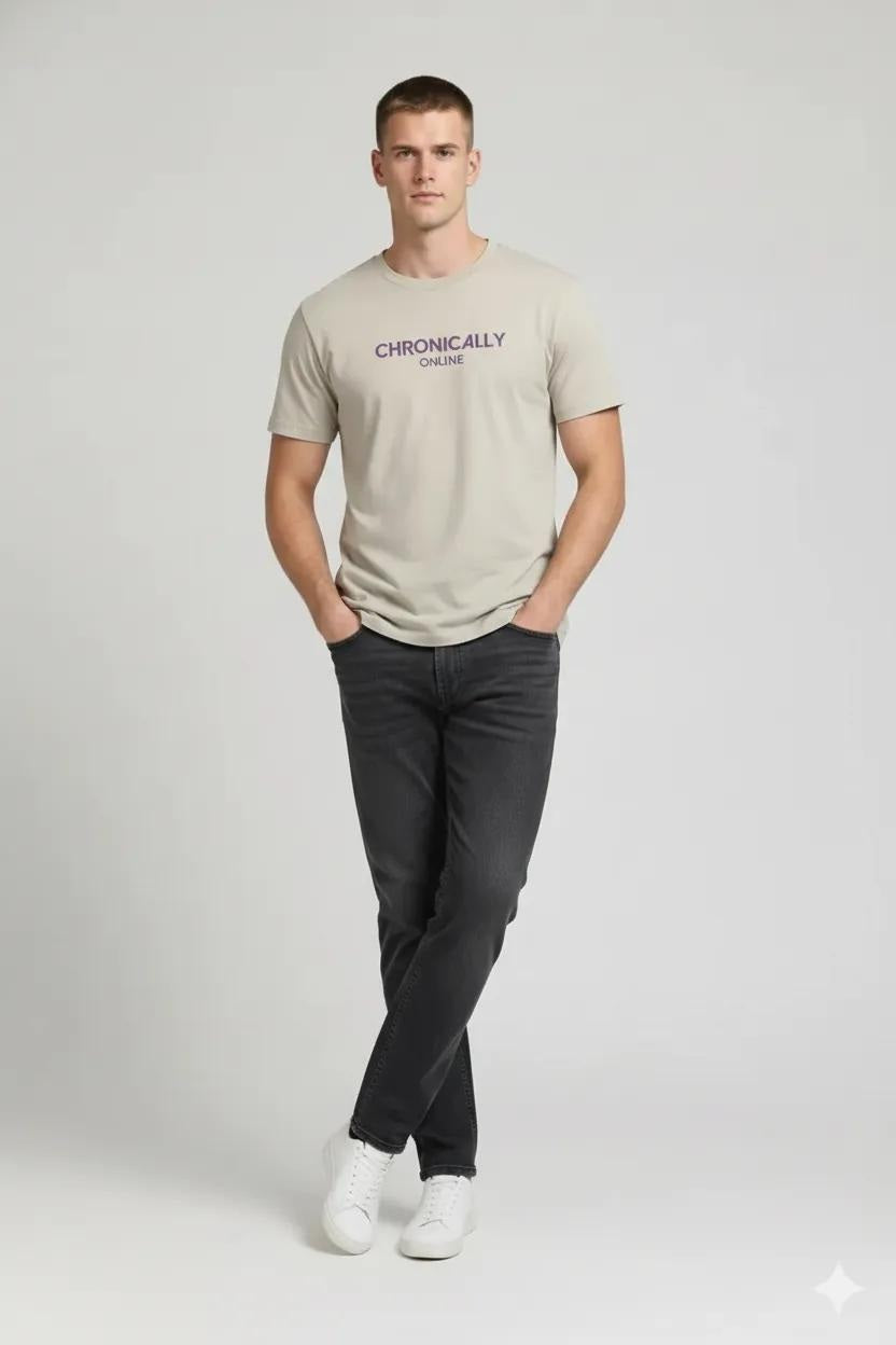 Men Pristine Typography Printed T-shirt