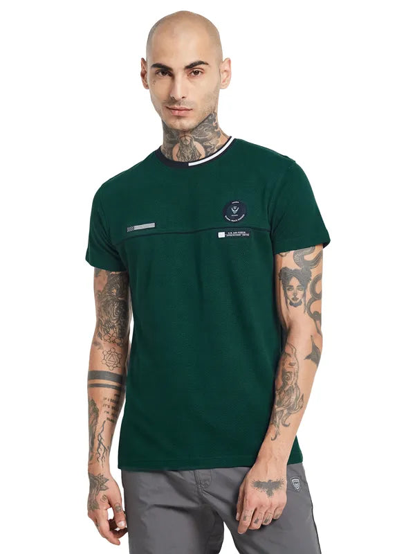Octave Pure Cotton Round Neck T-Shirt