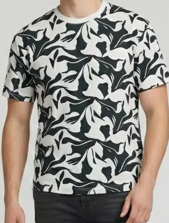 Men Pacific Round Neck Printed T-shirt