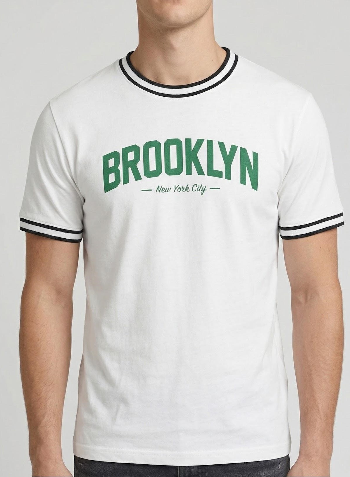 Men Off White Typography Printed T-shirt