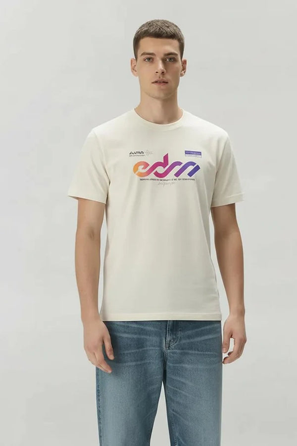 Men Round Printed T-shirt