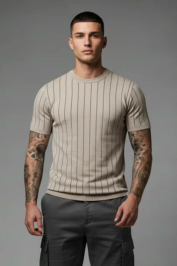 Men Striped T-shirt