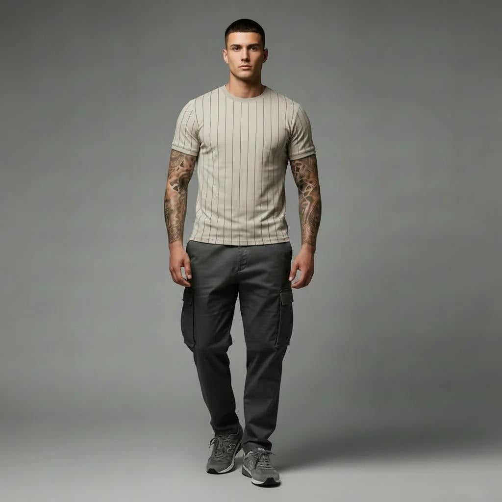 Men Pristine Striped T-shirt