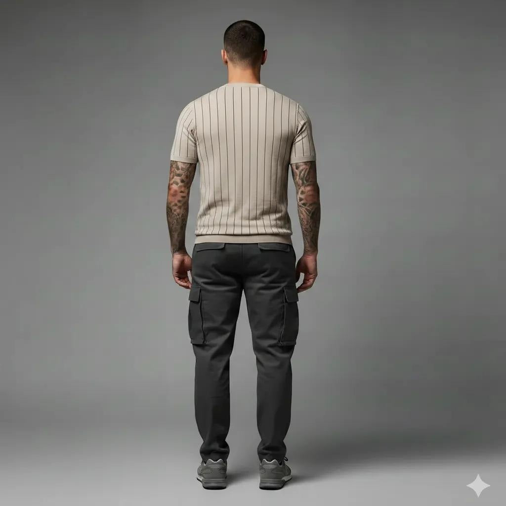 Men Pristine Striped T-shirt