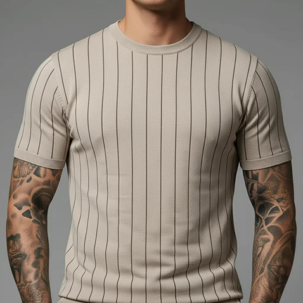 Men Pristine Striped T-shirt