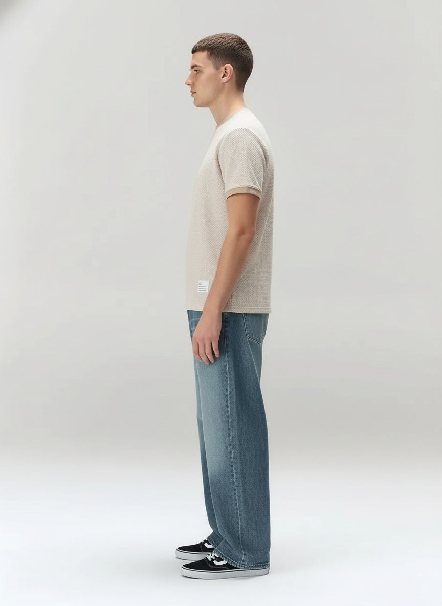Men Mastic Solid Round Neck T-Shirt