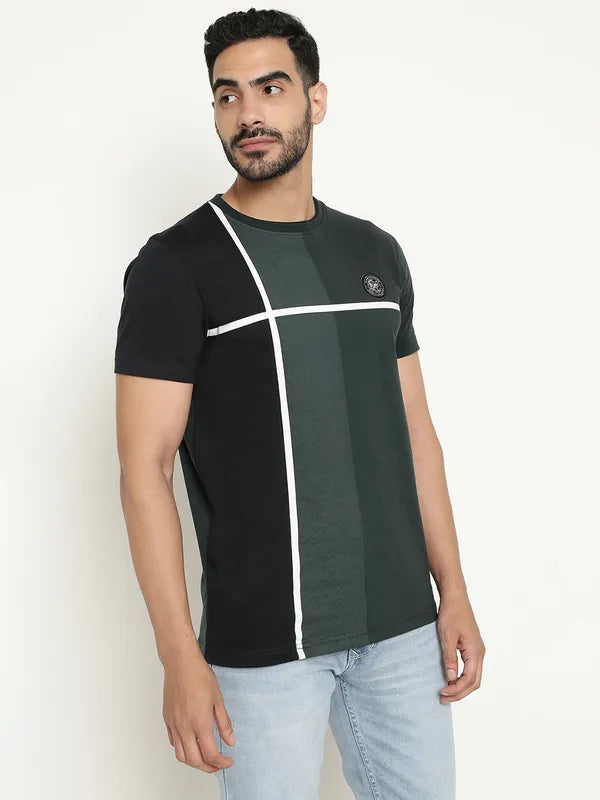 Colour Block Printed T-Shirt