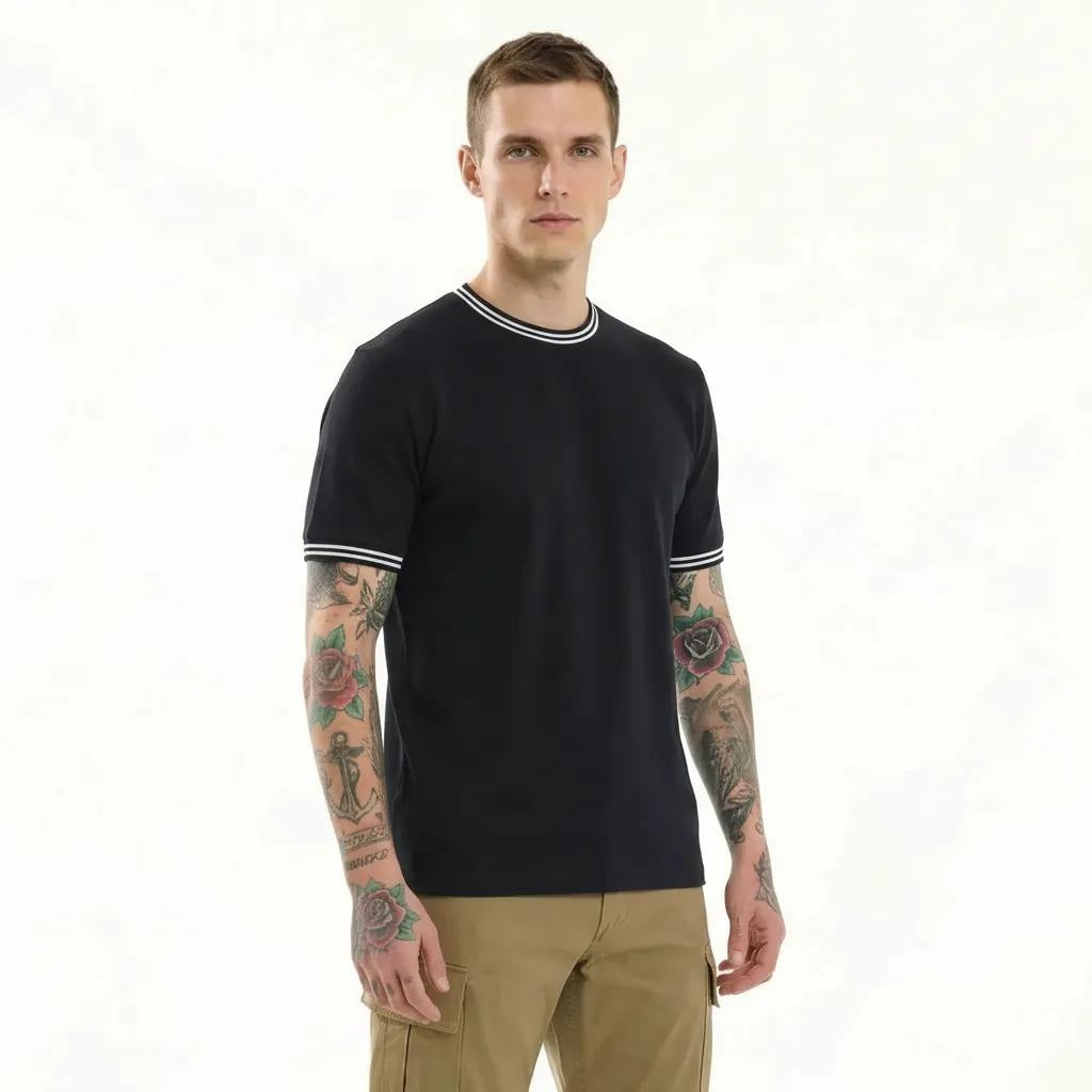 Octave Men Navy T-shirt