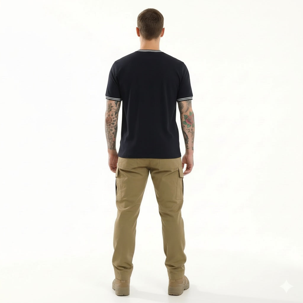Octave Men Navy T-shirt