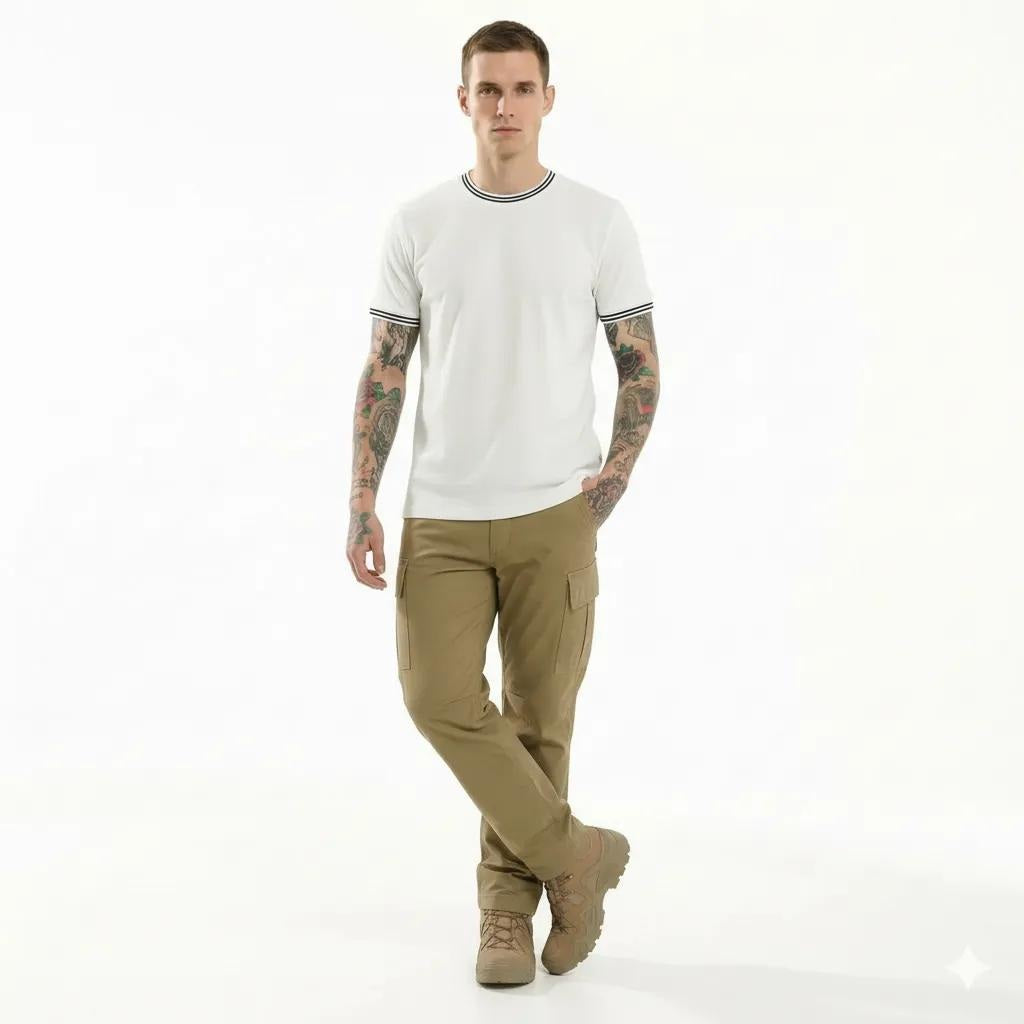 Octave Men Off White T-shirt