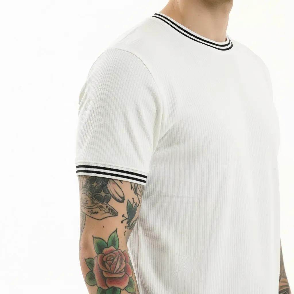 Octave Men Off White T-shirt