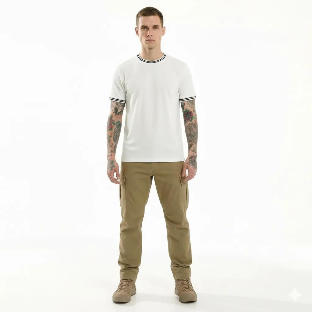 Octave Men Off White T-shirt