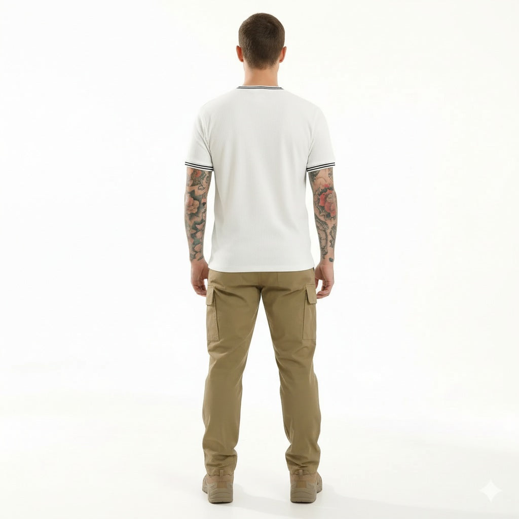 Octave Men Off White T-shirt