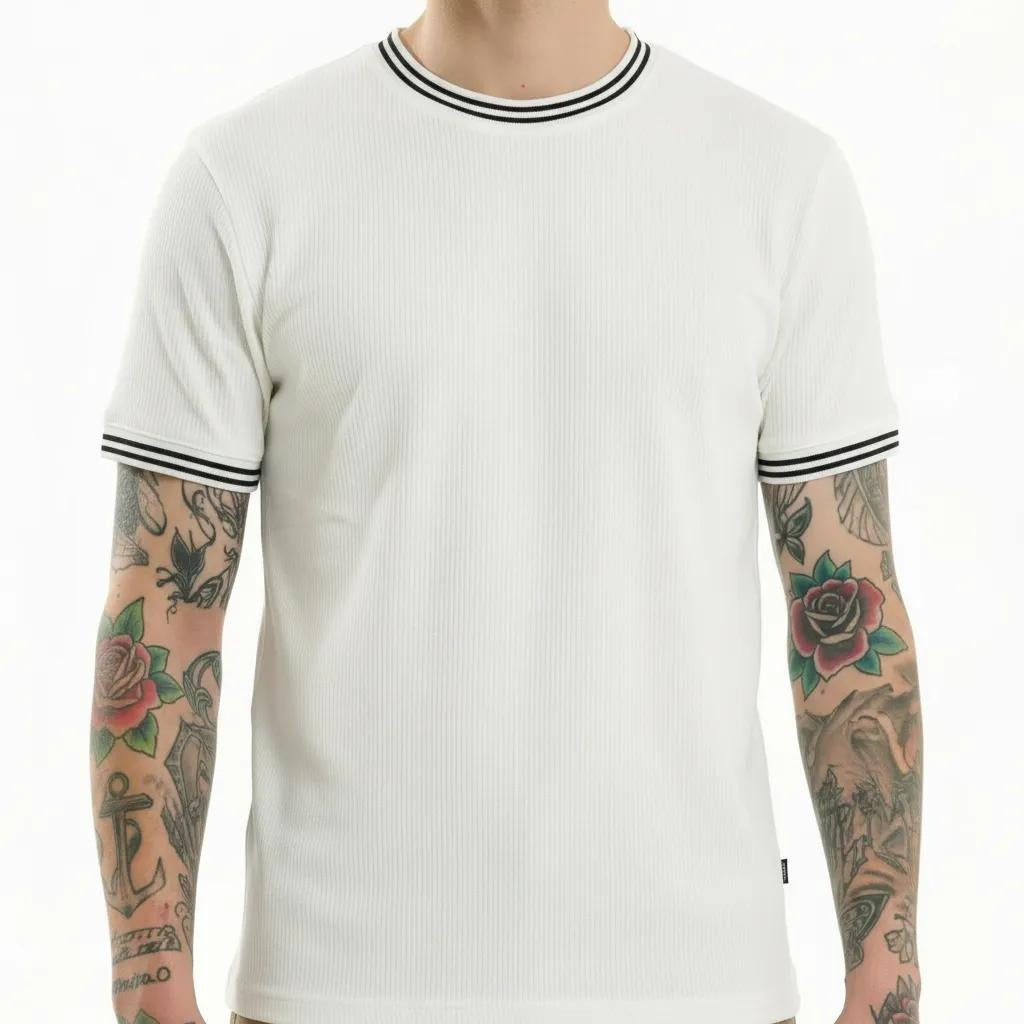 Octave Men Off White T-shirt