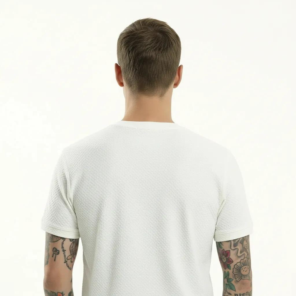 Octave Men Off White T-shirt
