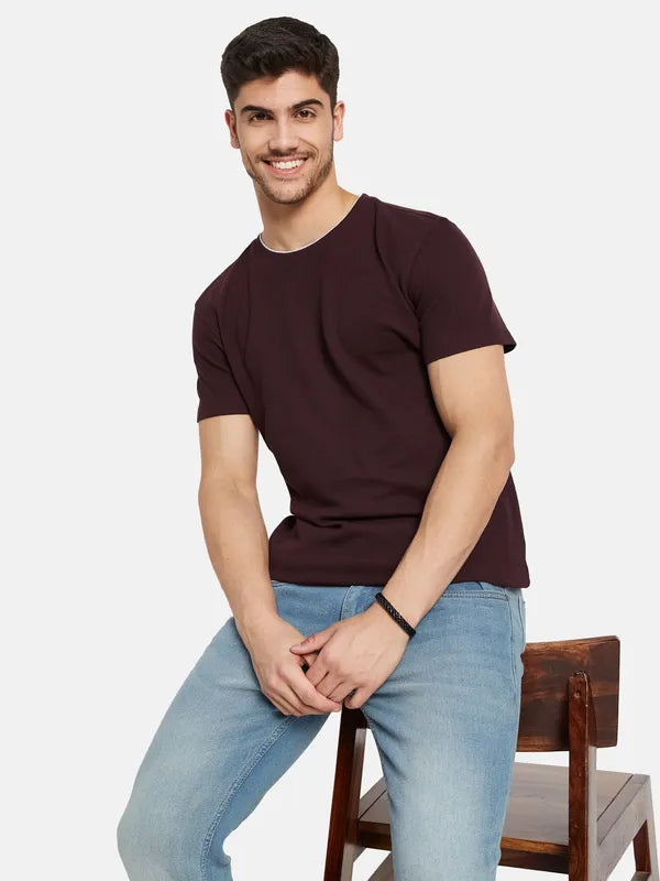 Basic Textured T-Shirt