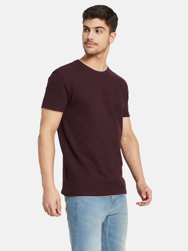 Basic Textured T-Shirt