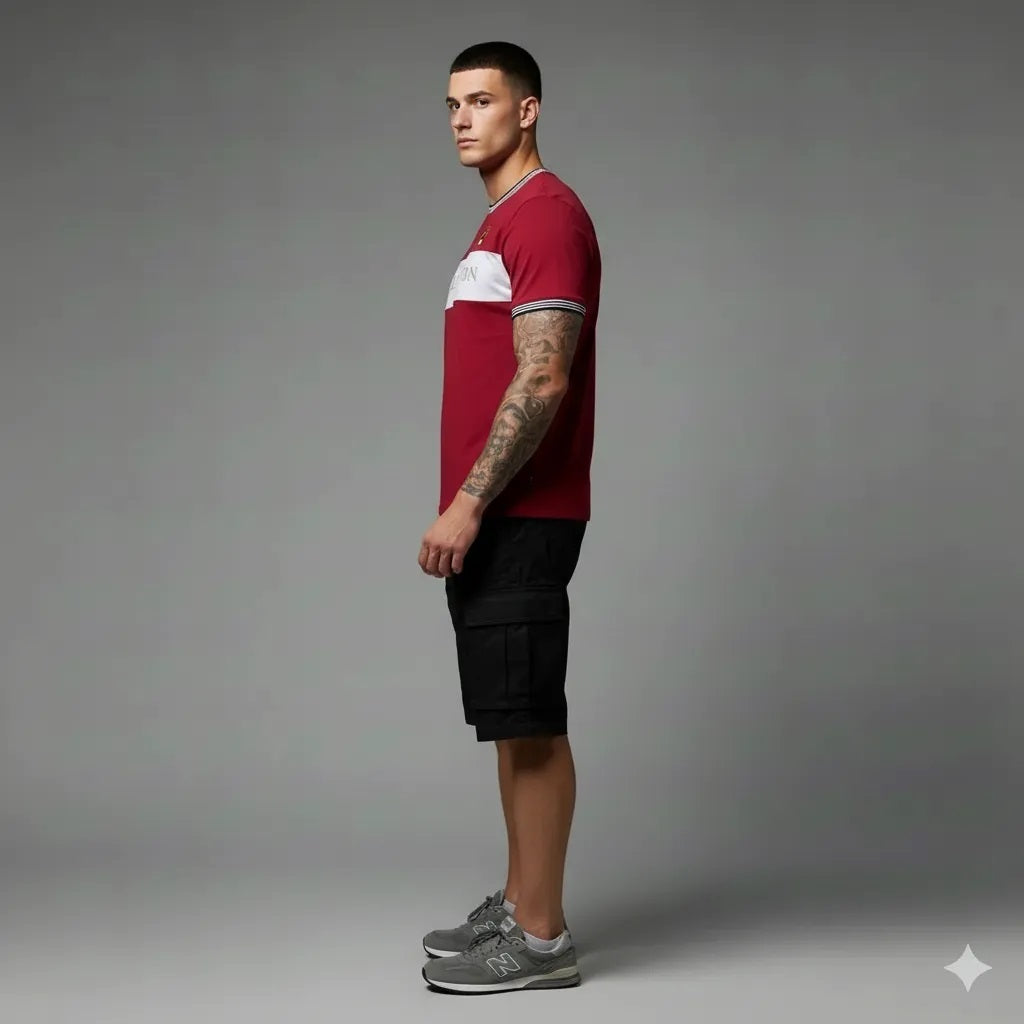 Men Colourblocked T-shirt