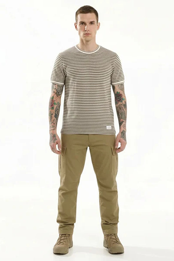 Octave Men Striped T-shirt