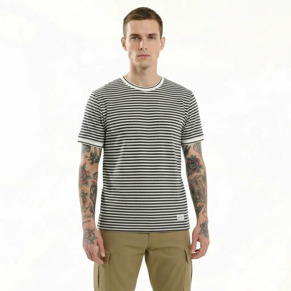 Octave Men Striped T-shirt