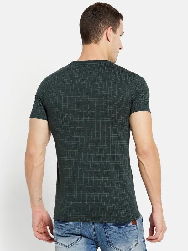 Men Mountain Green T-Shirt