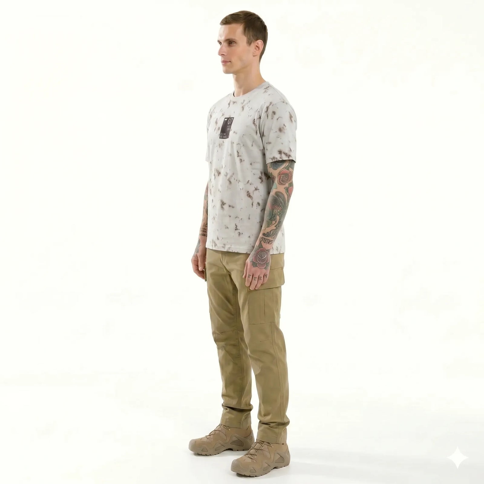 Men Chalk Printed T-shirt