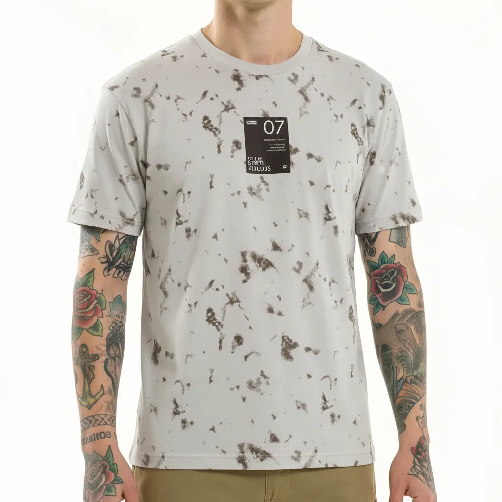 Men Chalk Printed T-shirt