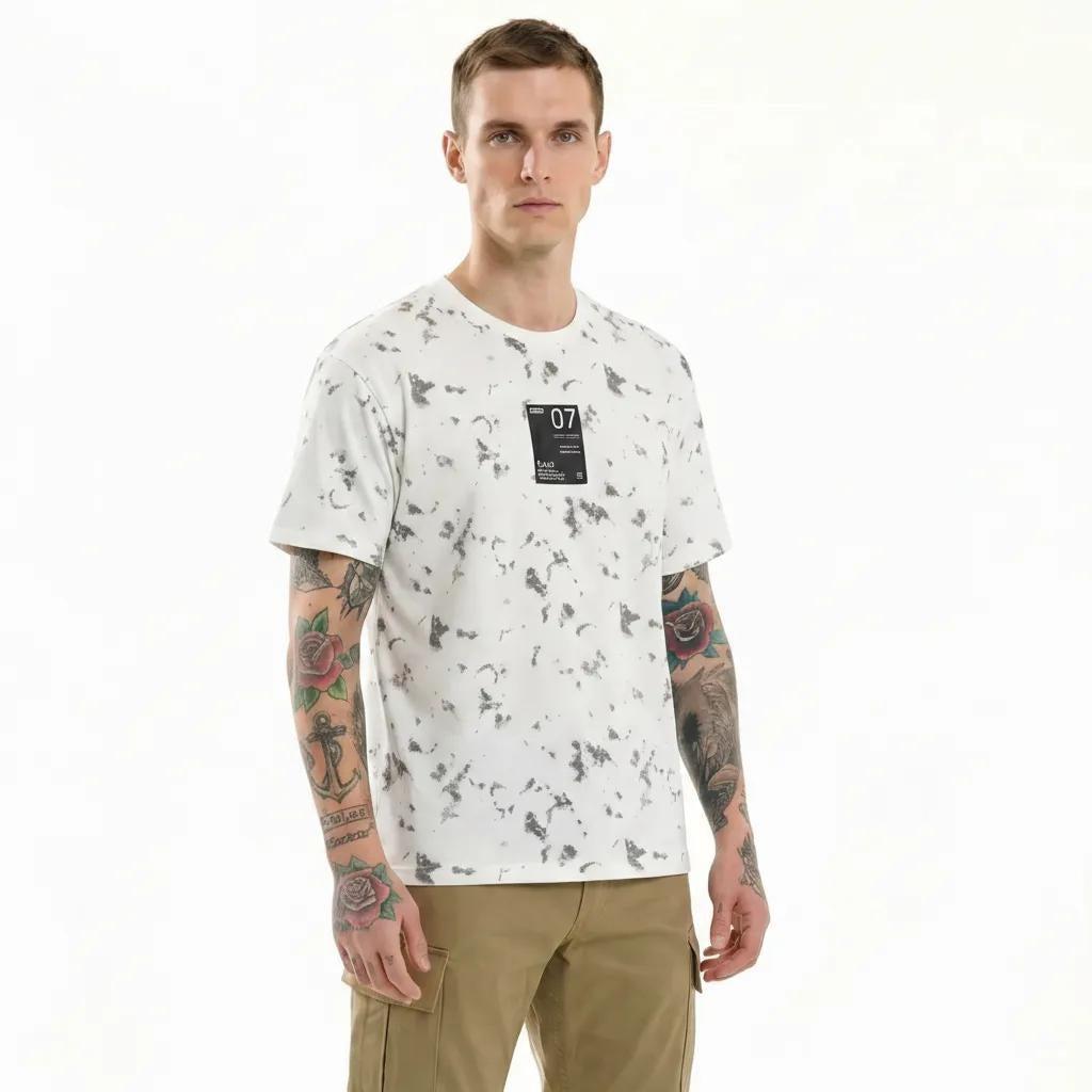 Men Tie and Dye Dyed T-shirt