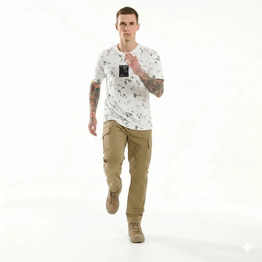 Men Tie and Dye Dyed T-shirt