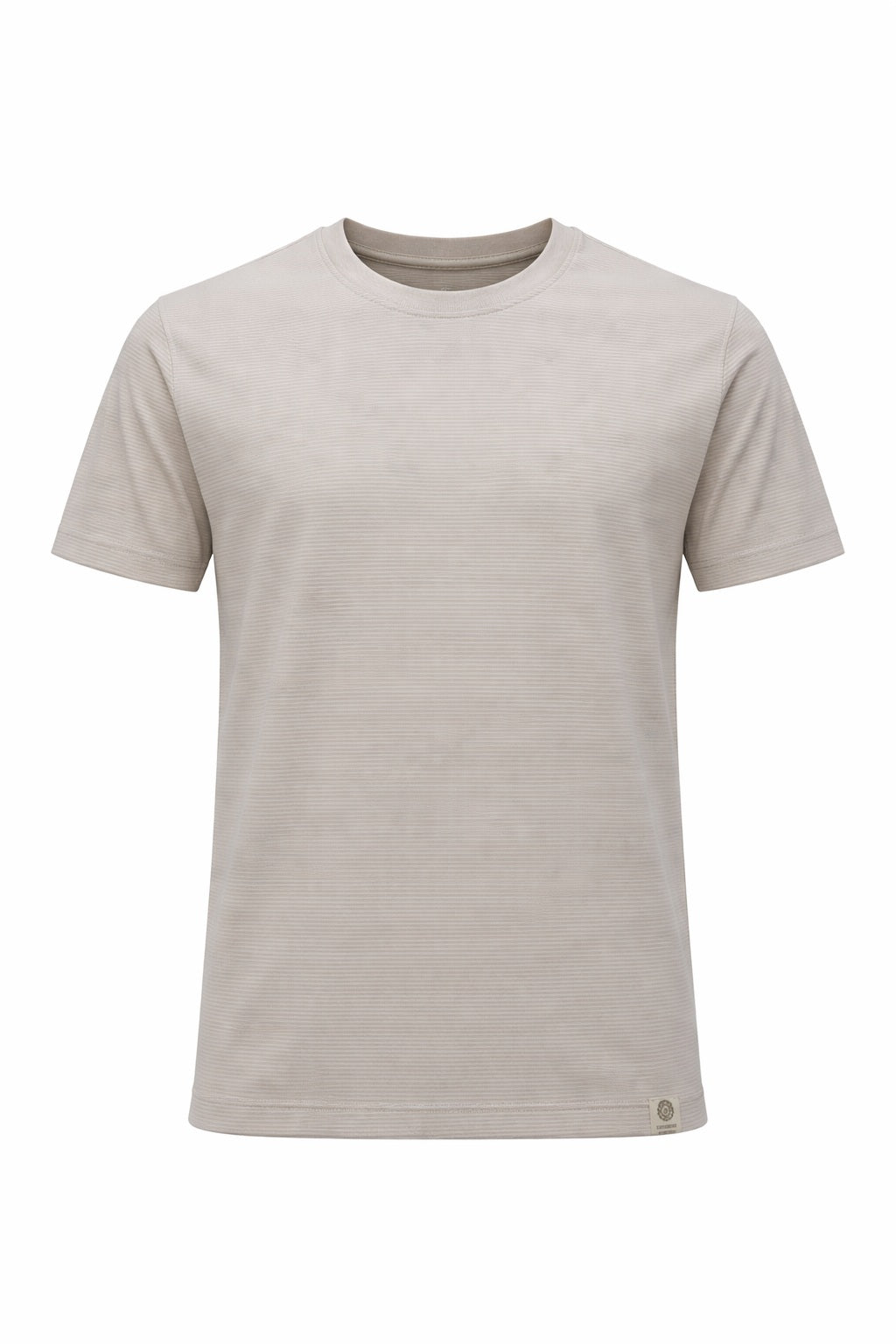 Men Arctic Wolf Solid Round  Neck T-Shirt
