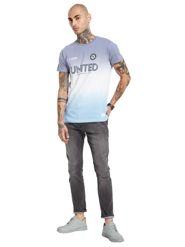 Octave Typographic Printed Cotton T-Shirt